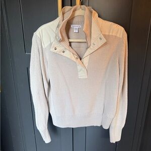 Athleta Hanover Hybrid 1/2 Zip Sweater